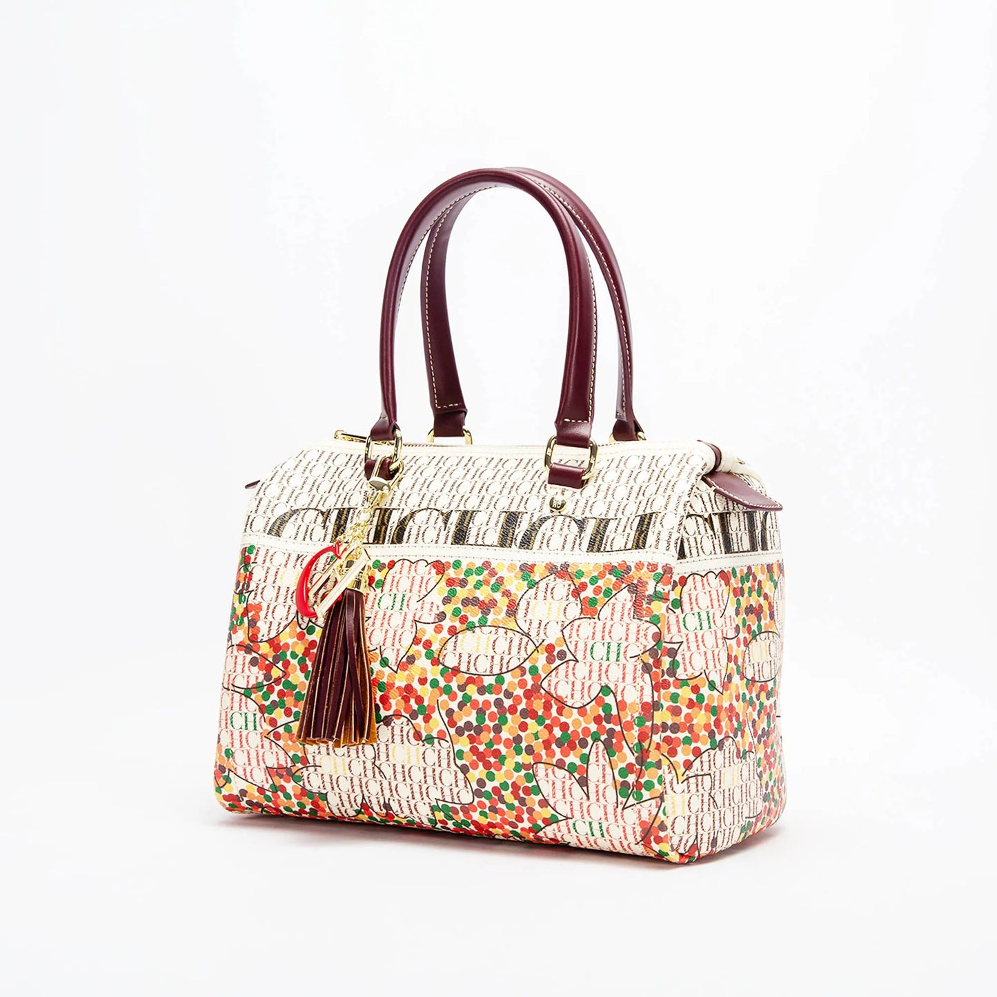 CH Fashionable and Luxury Design Spring 2024 New Women's Handbag Jacquard Colorful Women's Commuting Crossbody Bag