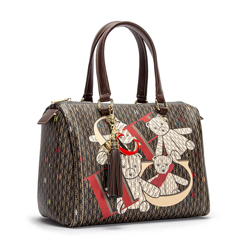 CH Fashionable and Luxury Design Spring 2024 New Women's Handbag Jacquard Colorful Women's Commuting Crossbody Bag