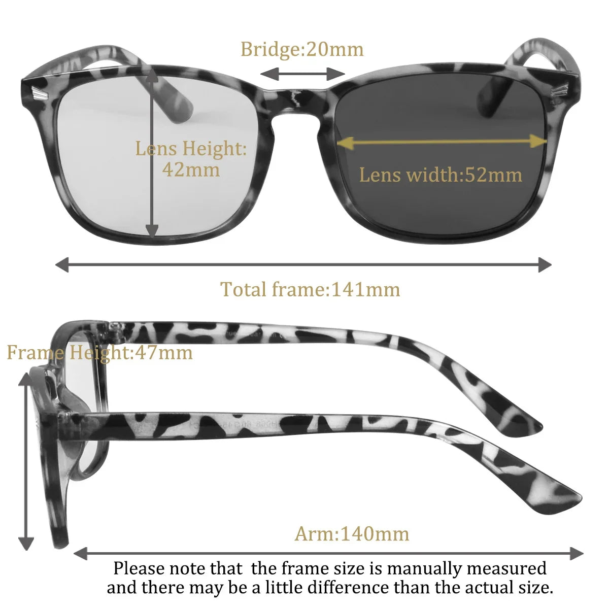 SHINU Photochromatic Multifocal Progressive Glasses Men Progressive Photochromic Gray Glasses Adapt To Any Light Condition